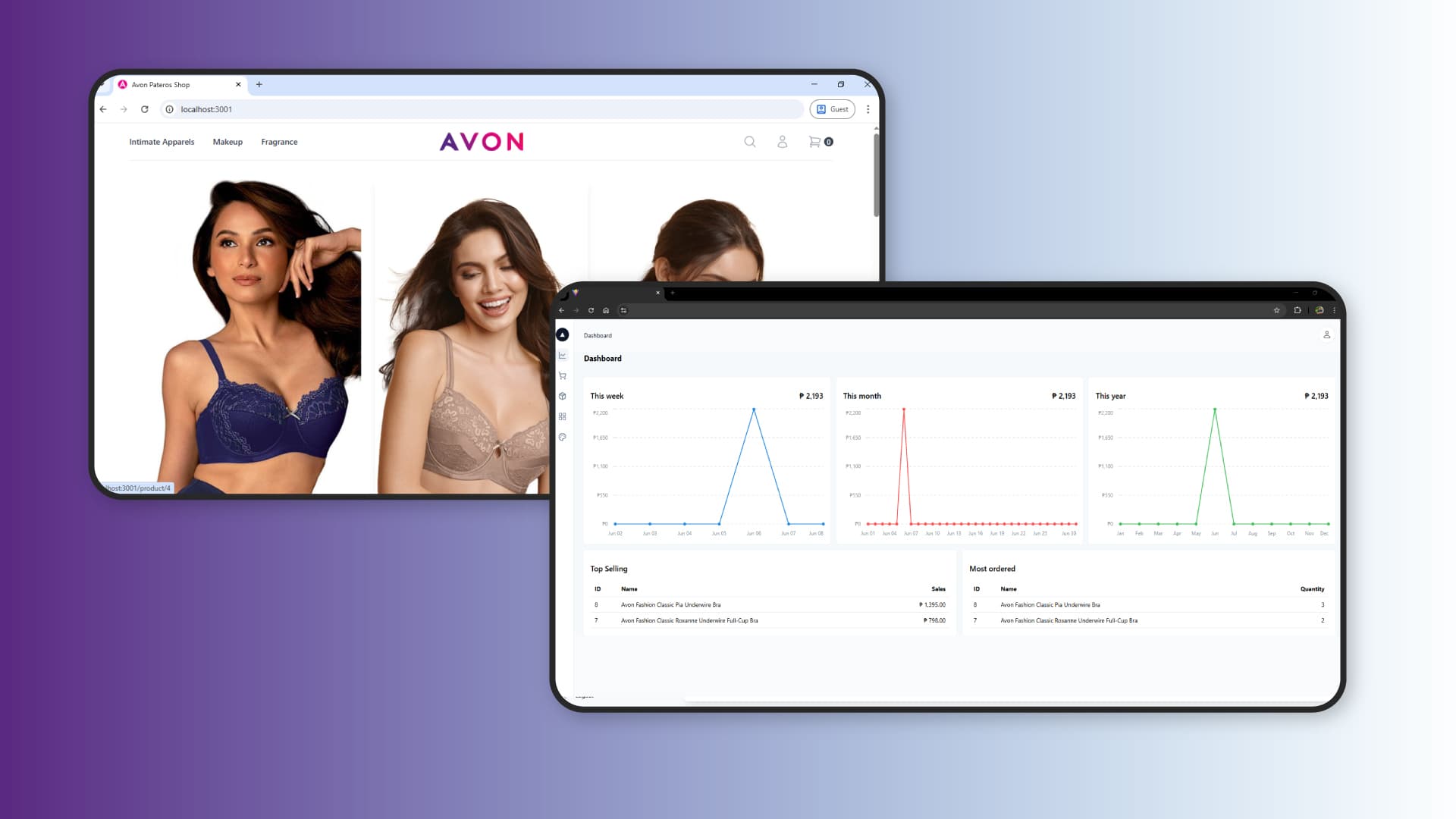Avon Pateros with AI is an e-commerce website enhanced with AI-powered product search and recommendations, developed for a college thesis to improve product discovery and user experience.